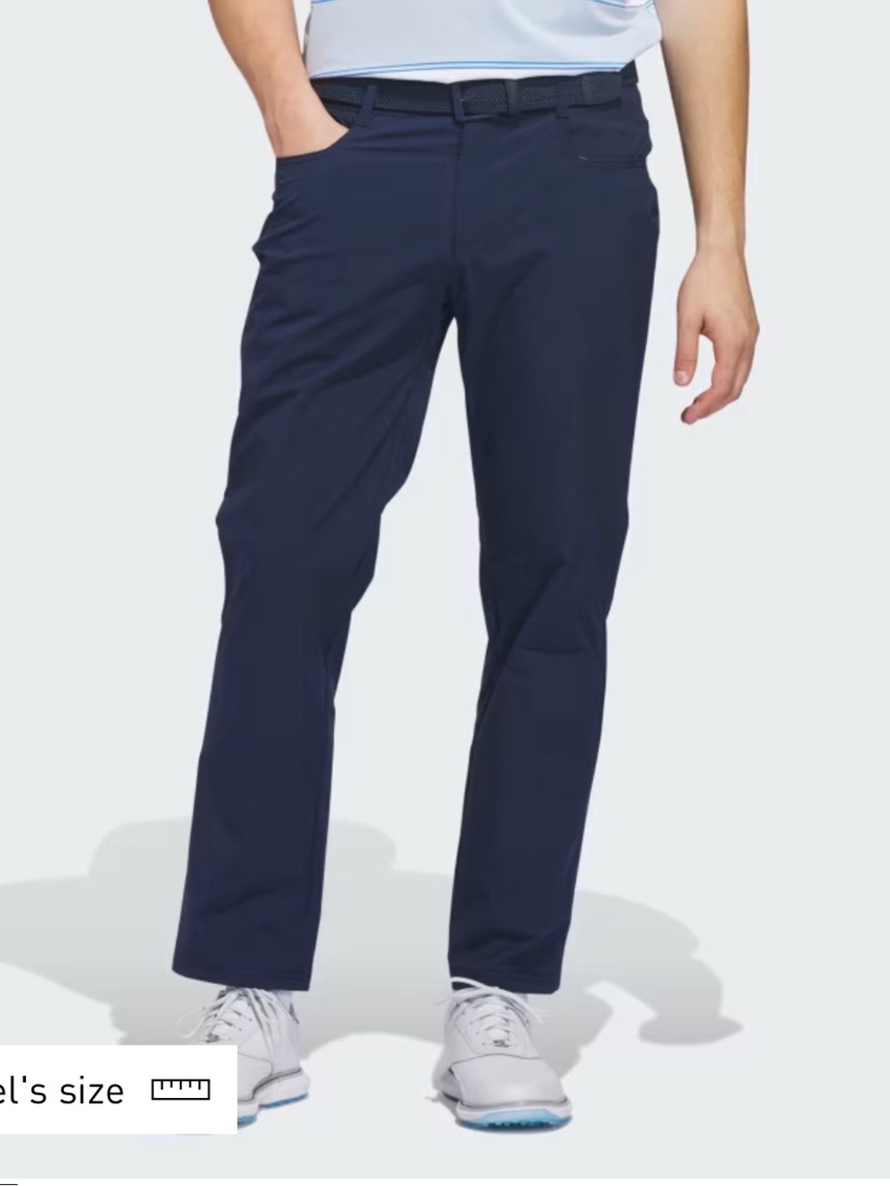 Adidas Men's ( youth) Navy Blue Straight Leg Golf Pants - BRAND NEW